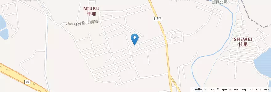 Mapa de ubicacion de 獅子林社區活動中心 en تايوان, تاو يوان, 平鎮區.