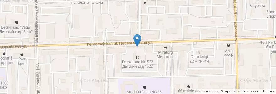 Mapa de ubicacion de Росденьги en روسيا, Центральный Федеральный Округ, Москва, Восточный Административный Округ, Район Восточное Измайлово.