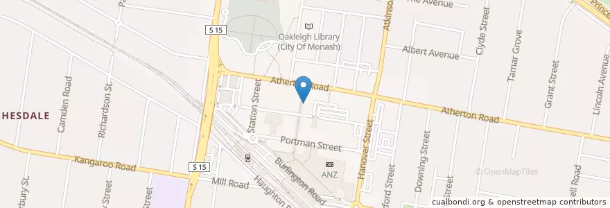 Mapa de ubicacion de Retsi Cafe & Bar en 澳大利亚, 维多利亚州, City Of Monash.