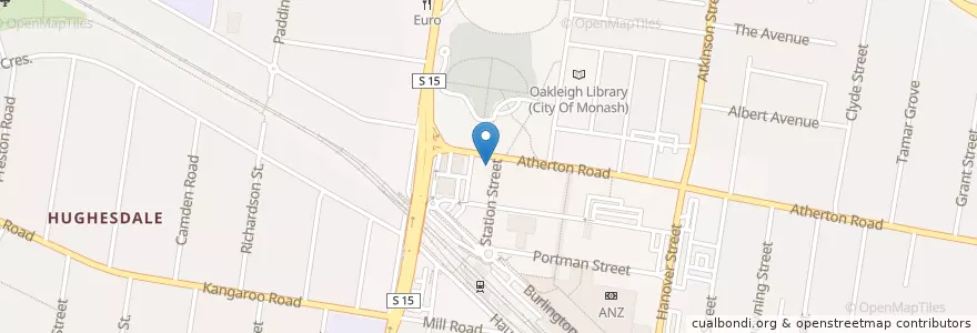 Mapa de ubicacion de Chiropractor Dr. John Adamopoulos en Australia, Victoria, City Of Monash.
