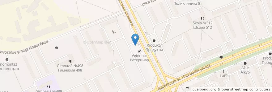 Mapa de ubicacion de Элвет en Russland, Föderationskreis Nordwest, Oblast Leningrad, Sankt Petersburg, Невский Район, Народный Округ.