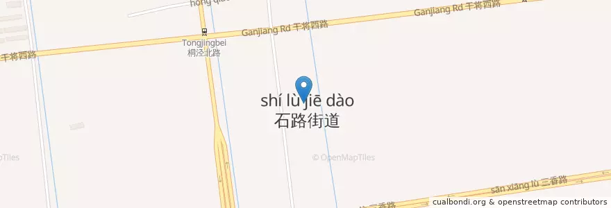 Mapa de ubicacion de 苏州市石路街道办旧址 en China, Suzhou, Jiangsu, 金阊街道, 姑苏区.