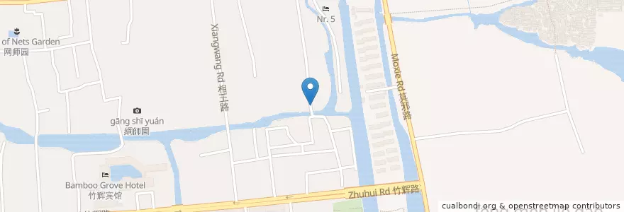 Mapa de ubicacion de 姑苏区双塔街道二郎巷社区居民委员会 en 中国, 苏州市, 江苏省, 姑苏区, 双塔街道.