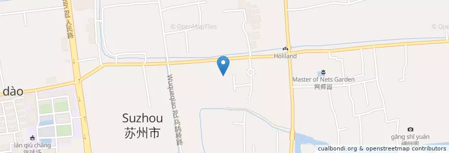 Mapa de ubicacion de 苏州市姑苏区双塔街道滚绣坊社区居民委员会 en Çin, Suzhou, Jiangsu, 姑苏区, 双塔街道.