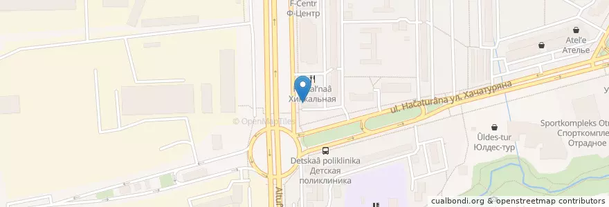 Mapa de ubicacion de Будь здоров en Rusland, Centraal Federaal District, Moskou, Северо-Восточный Административный Округ, Район Отрадное.
