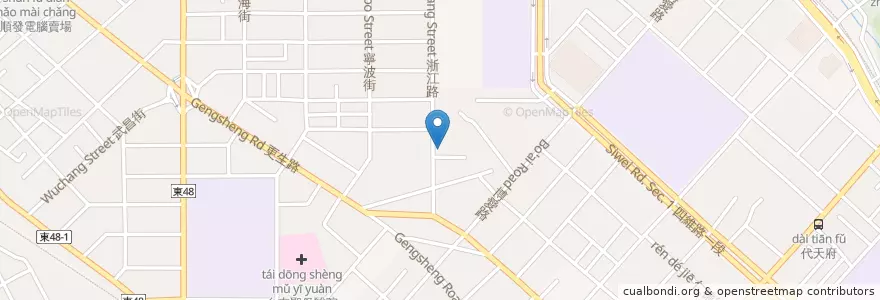 Mapa de ubicacion de La Dahai Cafe B&B en 台湾, 台湾省, 台東県, 台東市.