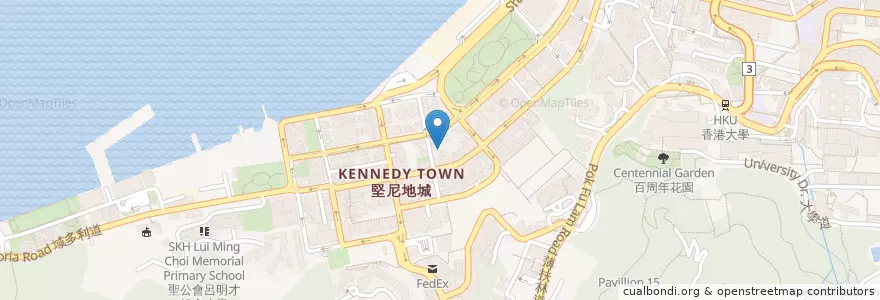 Mapa de ubicacion de 嚐囍煲仔小菜 en 中国, 広東省, 香港, 香港島, 新界, 中西區 Central And Western District.