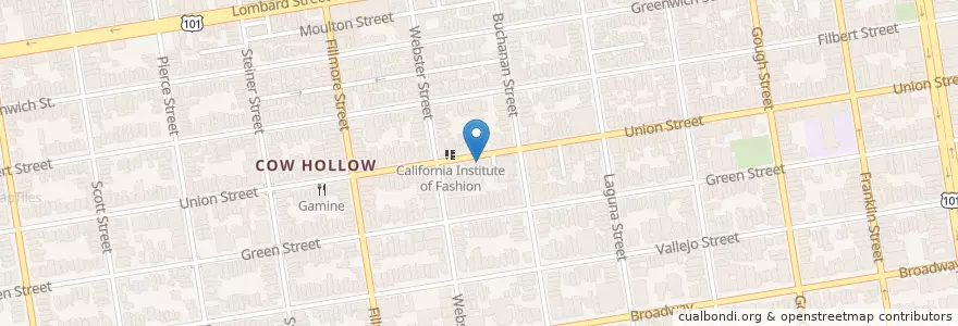 Mapa de ubicacion de Illy Caffe en United States, California, San Francisco, San Francisco.