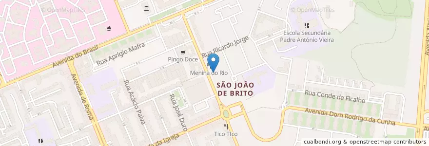 Mapa de ubicacion de Caixa Geral de Depósitos en Portugal, Área Metropolitana De Lisboa, Lissabon, Grande Lisboa, Lissabon, Alvalade.