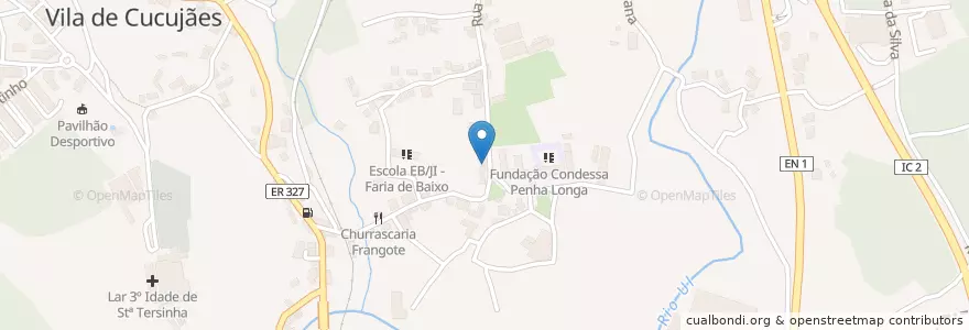 Mapa de ubicacion de Pedra Azul en Португалия, Aveiro, Северный, Área Metropolitana Do Porto, Oliveira De Azeméis, Vila De Cucujães.