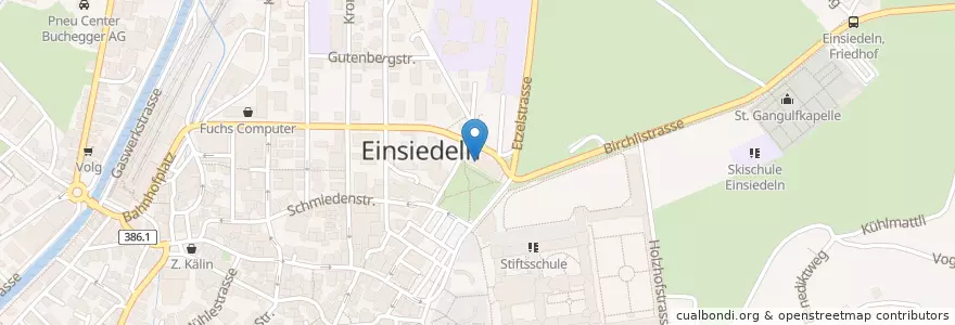 Mapa de ubicacion de Ludothek Einsiedeln en 스위스, Schwyz, Einsiedeln, Einsiedeln.
