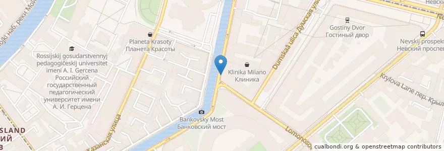 Mapa de ubicacion de Шашлычный дворик №1 en Rusland, Северо-Западный Федеральный Округ, Oblast Leningrad, Sint-Petersburg, Центральный Район, Округ № 78.
