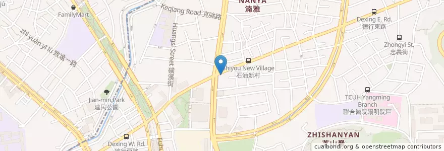 Mapa de ubicacion de 慶仁牙科 en Tayvan, 新北市, Taipei, 士林區.