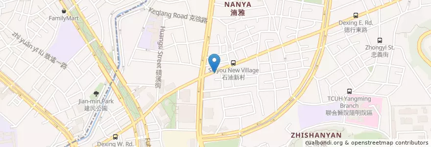Mapa de ubicacion de 一品巧廚 en تایوان, 新北市, تایپه, 士林區.