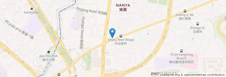 Mapa de ubicacion de 台北五信 en Taïwan, Nouveau Taipei, Taipei, District De Shilin.