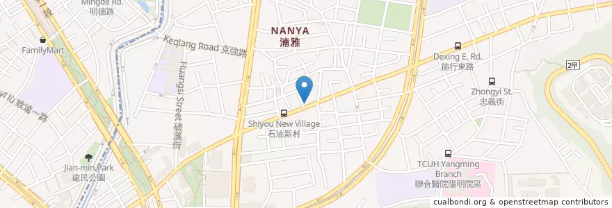 Mapa de ubicacion de 聖林牙醫 en Taiwan, Nuova Taipei, Taipei, 士林區.