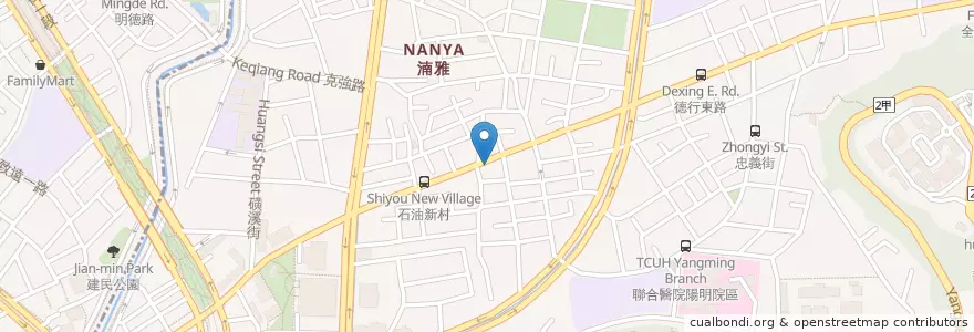 Mapa de ubicacion de 金仙蝦捲飯 en تایوان, 新北市, تایپه, 士林區.