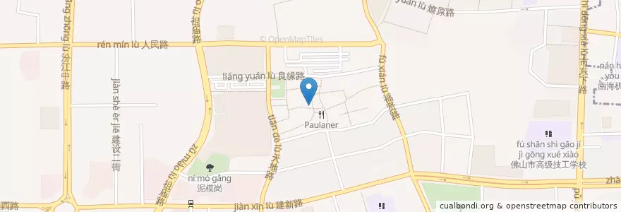 Mapa de ubicacion de Costa Coffee en 中国, 広東省, 仏山市, 禅城区 (Chancheng).