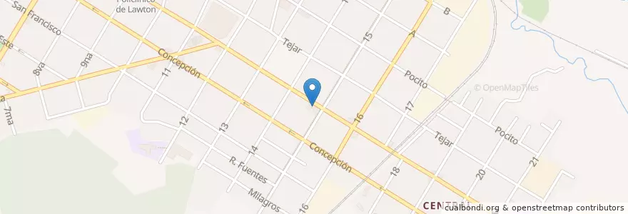 Mapa de ubicacion de Escuela primaria Manuel Saiz en كوبا, La Habana, Diez De Octubre.