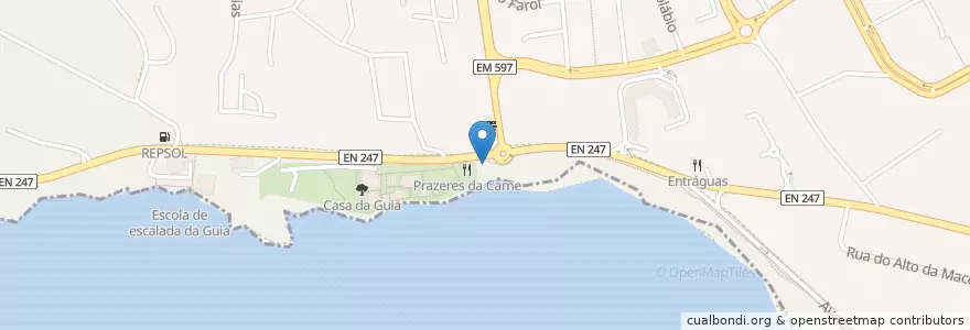 Mapa de ubicacion de Guia en 포르투갈, Área Metropolitana De Lisboa, Lisboa, Grande Lisboa, Cascais, Cascais E Estoril.