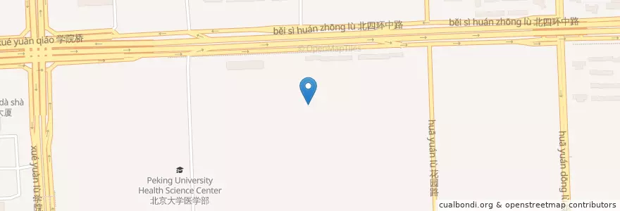 Mapa de ubicacion de 面包房 en China, Pequim, Hebei, 海淀区.