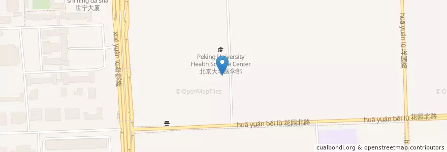 Mapa de ubicacion de 第十二教室 en Cina, Pechino, Hebei, 海淀区.