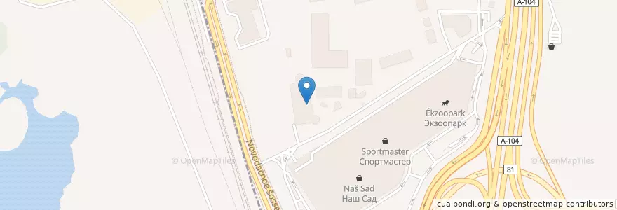 Mapa de ubicacion de Мироком en 러시아, Центральный Федеральный Округ, Москва, Северо-Восточный Административный Округ, Район Северный.