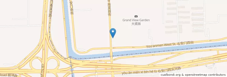 Mapa de ubicacion de 南来顺 en 중국, 베이징시, 허베이성.
