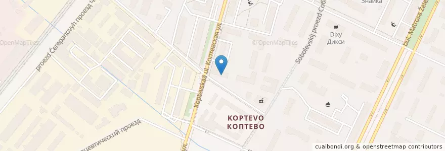 Mapa de ubicacion de Смайл-21 Сенчури en Russia, Distretto Federale Centrale, Москва, Северный Административный Округ, Район Коптево.
