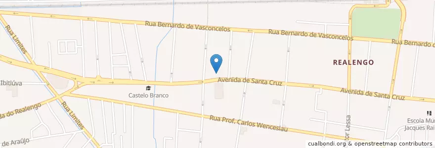 Mapa de ubicacion de Santander en Brezilya, Güneydoğu Bölgesi, Rio De Janeiro, Região Metropolitana Do Rio De Janeiro, Região Geográfica Imediata Do Rio De Janeiro, Região Geográfica Intermediária Do Rio De Janeiro, Rio De Janeiro.