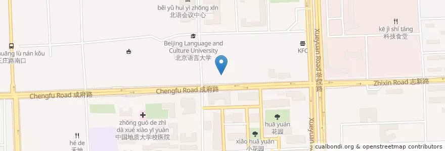 Mapa de ubicacion de 厚朴西餐厅 en China, Peking, Hebei, 海淀区.