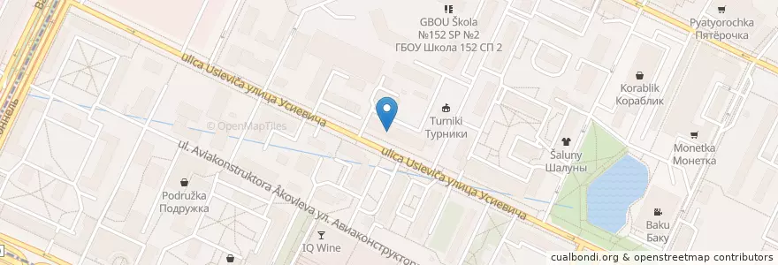Mapa de ubicacion de детская студия «Поколение» en Rússia, Distrito Federal Central, Москва, Северный Административный Округ, Район Аэропорт.