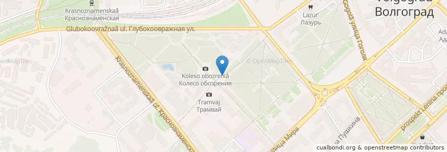 Mapa de ubicacion de Сад любви en 俄罗斯/俄羅斯, 南部联邦管区, 伏尔加格勒州, Городской Округ Волгоград.