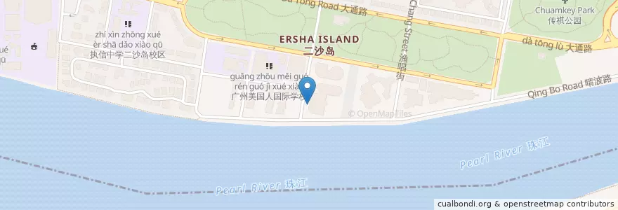 Mapa de ubicacion de Starbucks en Cina, Guangdong, 广州市, 白云街道.