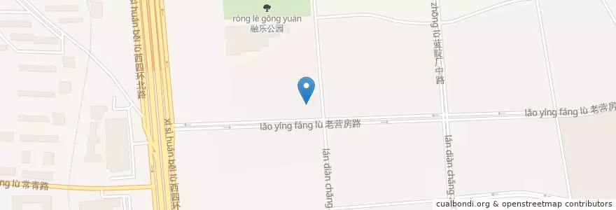 Mapa de ubicacion de 中国邮政烟树园营业部 en China, Peking, Hebei, 海淀区.