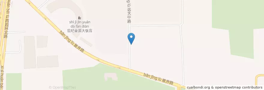 Mapa de ubicacion de 花舍咖啡餐厅 en الصين, بكين, خبي, 海淀区.