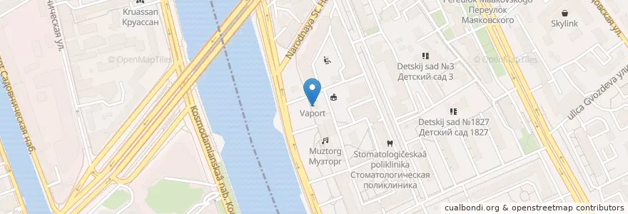 Mapa de ubicacion de Раковая на Тишинке en Rússia, Distrito Federal Central, Москва, Центральный Административный Округ, Таганский Район.