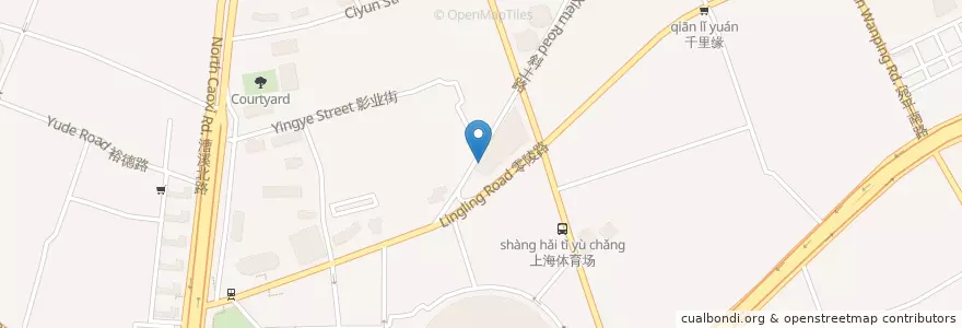 Mapa de ubicacion de McDonald's en China, Shanghai, Xuhui District.