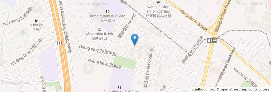 Mapa de ubicacion de 里歐歐式早餐店 en Тайвань, Гаосюн, 三民區.