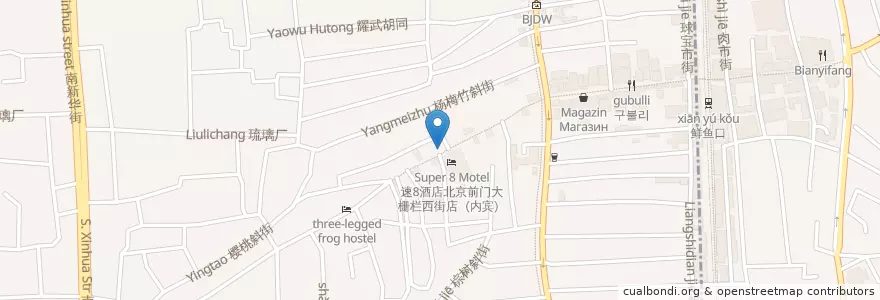 Mapa de ubicacion de De Yuan Roast Duck en Китай, Пекин, Хэбэй, Сичэн.