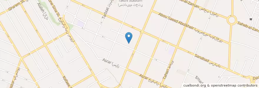 Mapa de ubicacion de غذای فرنگی en イラン, ラザヴィー・ホラーサーン, شهرستان مشهد, مشهد, بخش مرکزی شهرستان مشهد.