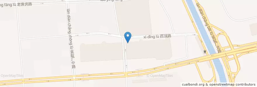 Mapa de ubicacion de 肯德基 en China, Pequim, Hebei, 海淀区.
