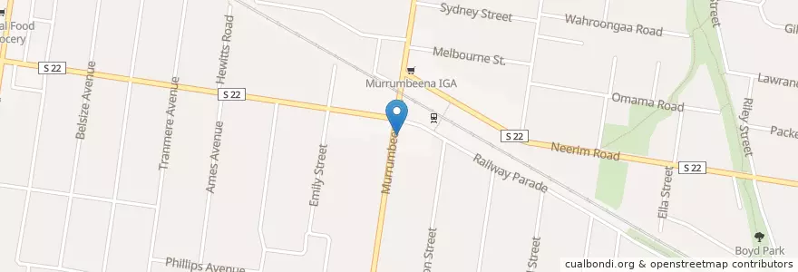 Mapa de ubicacion de Glen Eira Dental en Australien, Victoria, City Of Glen Eira.