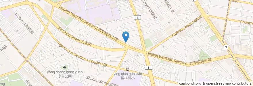 Mapa de ubicacion de 瑞麟美而美 en Taiwan, 新北市, Taipei, 中正區.