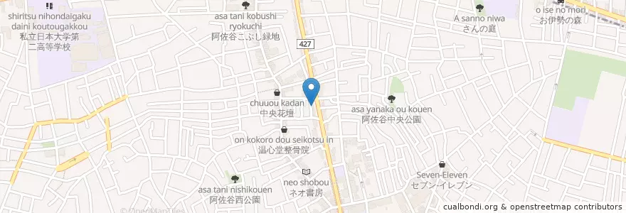 Mapa de ubicacion de げんこつ屋 en Japan, Tokio, 杉並区.