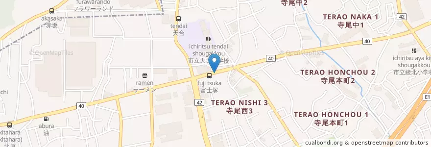 Mapa de ubicacion de mobile en ژاپن, 神奈川県, 綾瀬市.