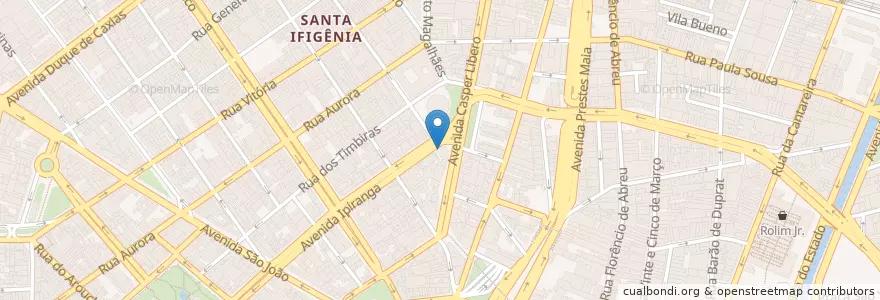 Mapa de ubicacion de Lanchonete Kinger Refeições en Бразилия, Юго-Восточный Регион, Сан-Паулу, Região Geográfica Intermediária De São Paulo, Região Metropolitana De São Paulo, Região Imediata De São Paulo, Сан-Паулу.
