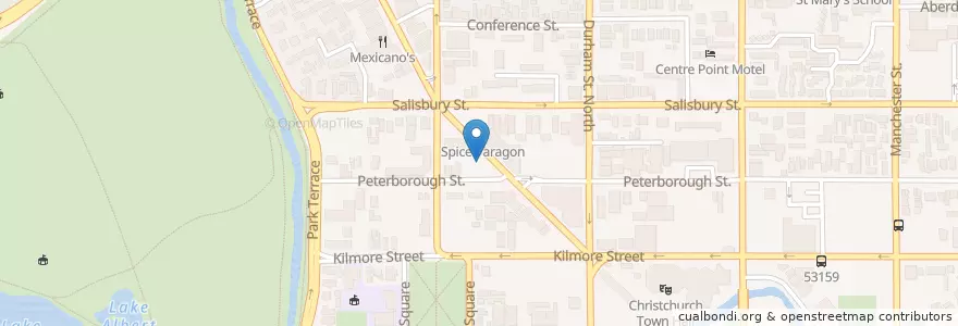 Mapa de ubicacion de Mr Sushi en New Zealand, Canterbury, Christchurch City, Linwood-Central-Heathcote Community.