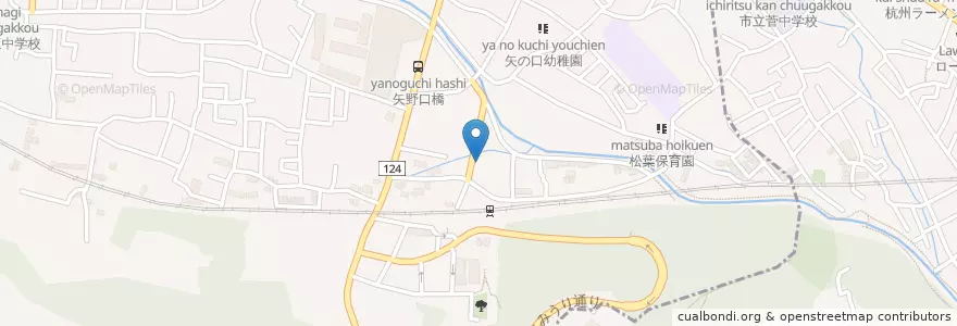 Mapa de ubicacion de ばんぶー en Japón, Prefectura De Kanagawa, Kawasaki.