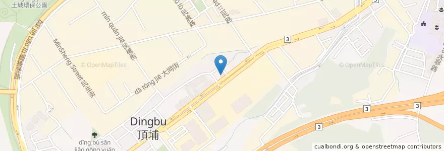 Mapa de ubicacion de 信長拉麵 en 臺灣, 新北市, 土城區.